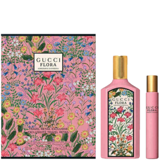 Gucci l Flora Gorgeous Gardenia Eau de Parfum Gift Set for Women - Glamour Bazaar